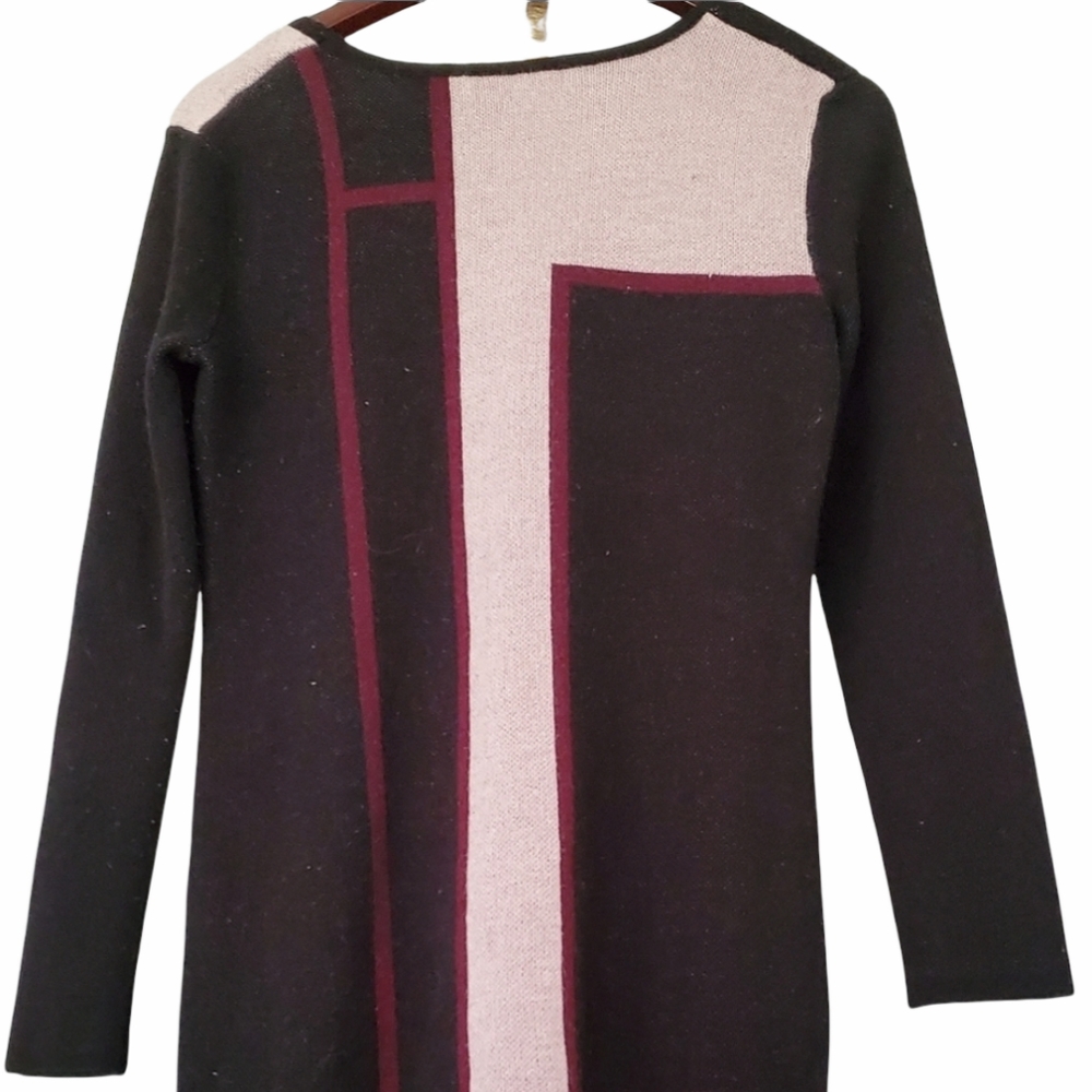 Melissa Paige Gray/Rose Color Mini Dress Petite S